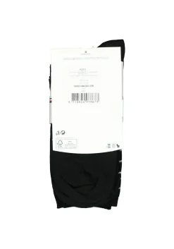 Tommy Hilfiger damessokken Small Stripe (2-pack), uni en gestreept katoen, zwart met wit