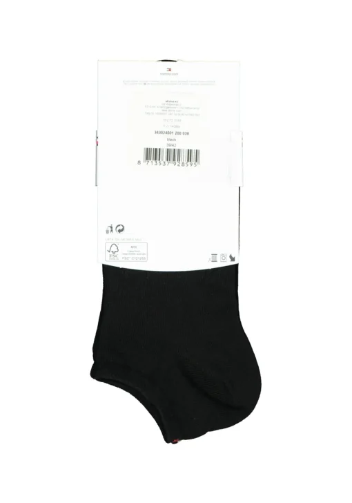 Tommy Hilfiger damessokken Sneaker (2-pack), korte enkelsok katoen, zwart
