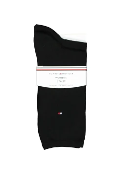 Tommy Hilfiger damessokken Casual (2-pack), uni katoen, zwart