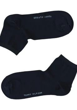 Tommy Hilfiger damessokken Casual Short (2-pack), korte sokken katoen, donkerblauw