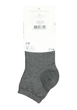 Tommy Hilfiger damessokken Casual Short (2-pack), korte sokken katoen, midden grijs melange