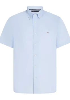 Tommy Hilfiger Flex Poplin Regular Fit Shirt, popeline, lichtblauw