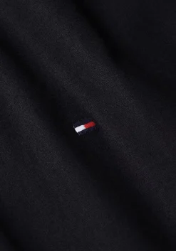 Tommy Hilfiger Flex Poplin Regular Fit Shirt, korte mouw, popeline, zwart