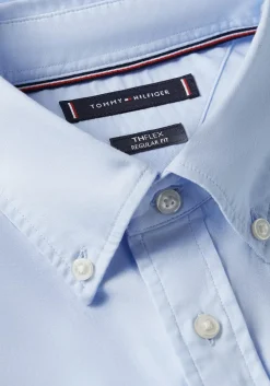 Tommy Hilfiger Flex Poplin Regular Fit Shirt, popeline, lichtblauw