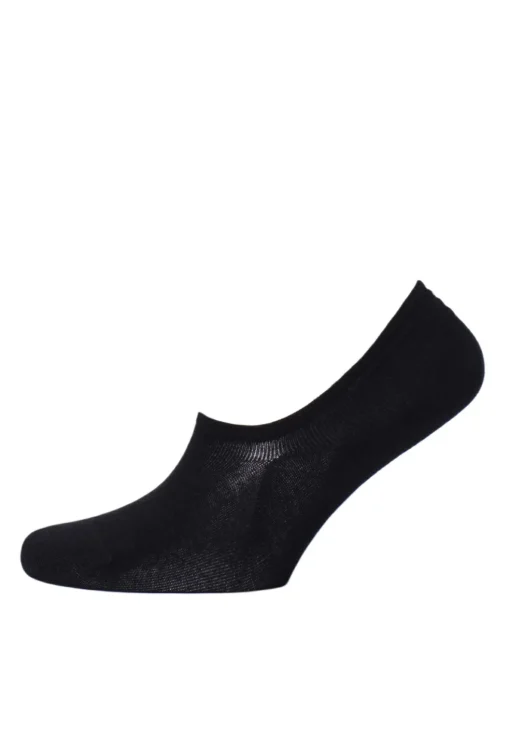 Tommy Hilfiger Footie Socks (2-pack), heren sneaker sokken katoen, onzichtbaar, zwart