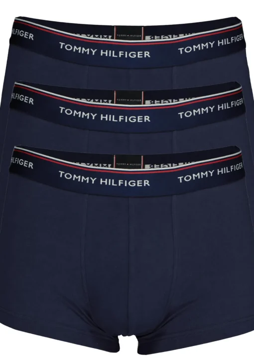 Tommy Hilfiger low rise trunk (3-pack), lage heren boxers kort, blauw