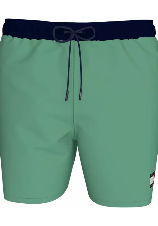 Tommy Hilfiger Medium Drawstring swimshort, heren zwembroek, groen