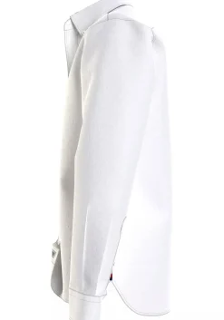 Tommy Hilfiger Pigment Dyed Regular Fit Shirt, popeline, wit