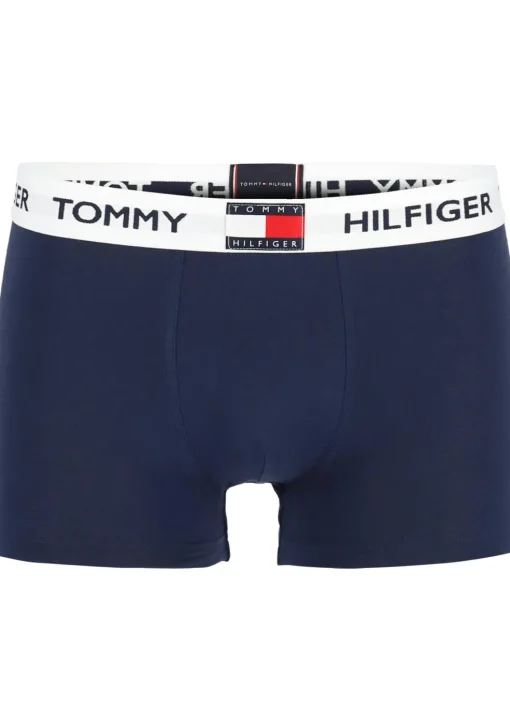 Tommy Hilfiger Tommy 85 trunk (1-pack), heren boxer normale lengte, blauw
