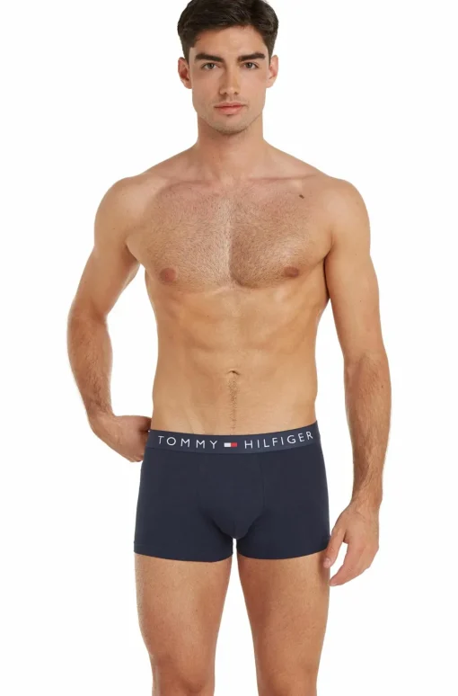 Tommy Hilfiger trunk (3-pack), heren boxers normale lengte, blauw