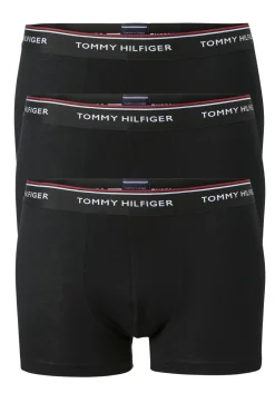 Tommy Hilfiger trunks (3-pack), heren boxers normale lengte, zwart