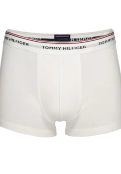 Tommy Hilfiger trunks (3-pack), heren boxers normale lengte, zwart, wit en grijs