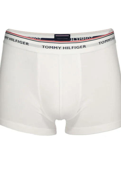 Tommy Hilfiger trunks (3-pack), heren boxers normale lengte, zwart, wit en grijs