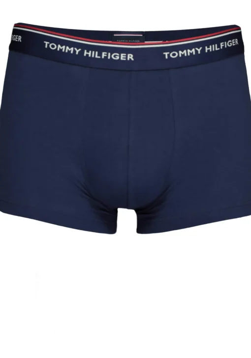 Tommy Hilfiger trunks (3-pack), heren boxers normale lengte, blauw