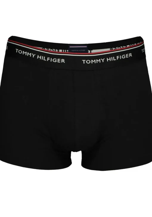 Tommy Hilfiger trunks (3-pack), heren boxers normale lengte, zwart, wit en grijs