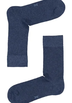 VENT herensokken katoen (2-pack), jeansblauw