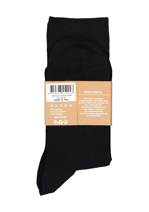 VENT herensokken katoen (2-pack), navy blauw
