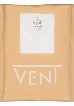 VENT strak model T-shirt V-hals (2-pack), wit