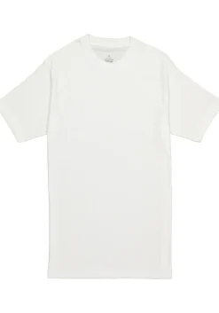 VENT wijd model T-shirt O-hals (2-pack), wit