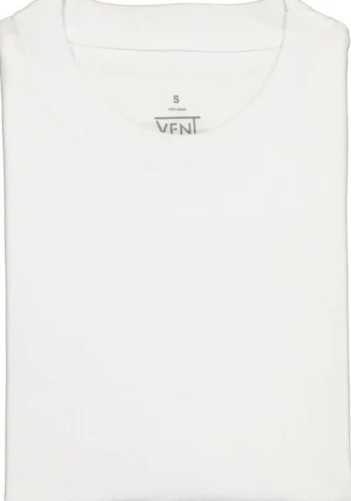 VENT wijd model T-shirt O-hals (2-pack), wit