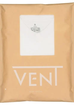 VENT wijd model T-shirt V-hals (2-pack), wit