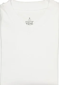 VENT wijd model T-shirt V-hals (2-pack), wit