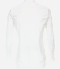 VENTI body fit overhemd, jersey, wit