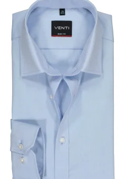 VENTI body fit overhemd, mouwlengte 72 cm, lichtblauw