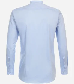 VENTI body fit overhemd, Oxford, blauw