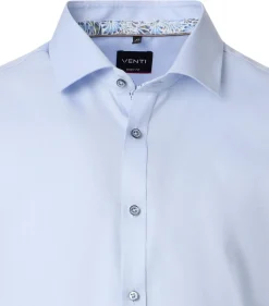 VENTI body fit overhemd, Oxford, blauw