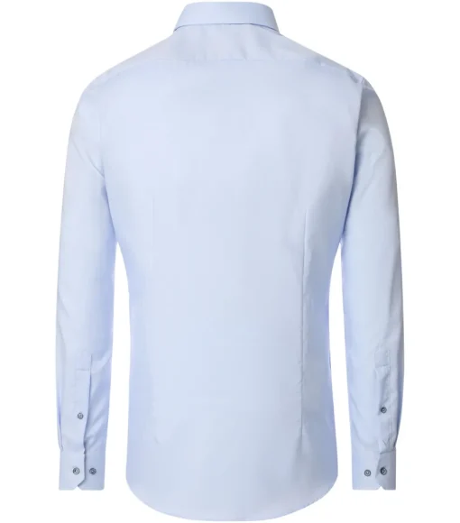 VENTI body fit overhemd, Oxford, blauw