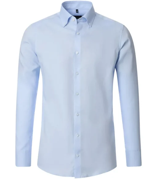 VENTI modern fit overhemd, Oxford, blauw