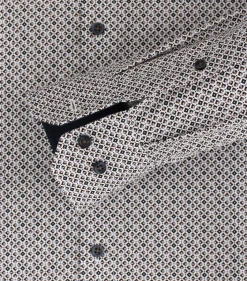 VENTI modern fit overhemd, popeline, bruin dessin