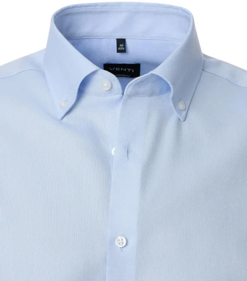 VENTI modern fit overhemd, Oxford, blauw