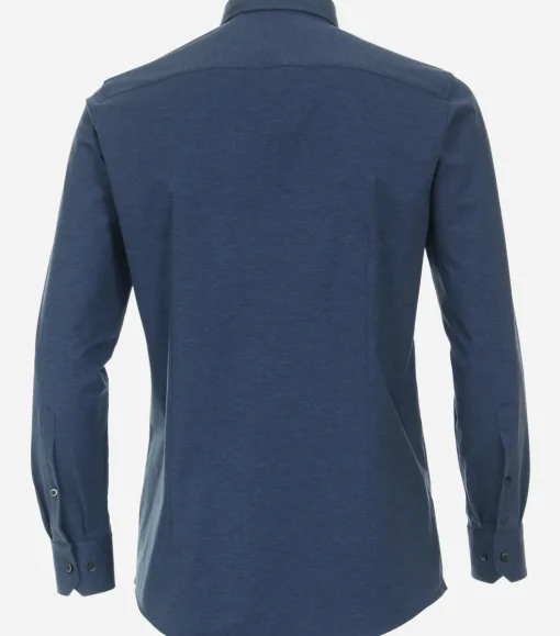 VENTI modern fit overhemd, jersey, blauw